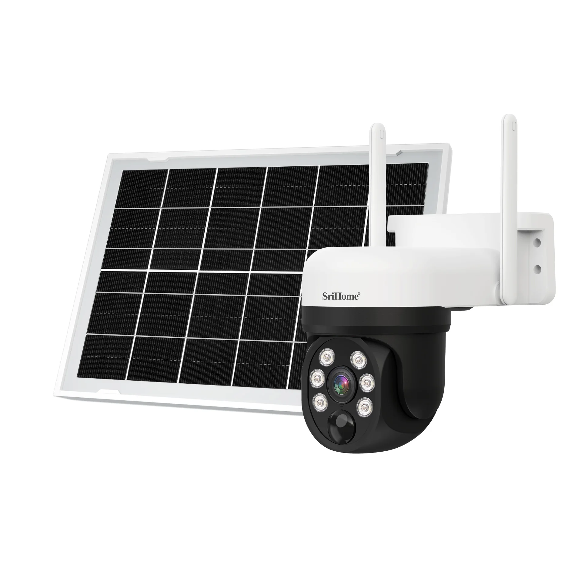 SriHome новая уличная Солнечная камера Wifi DH006 2K 4MP водонепроницаемая IP66 батарея низкая мощность PTZ Cctv