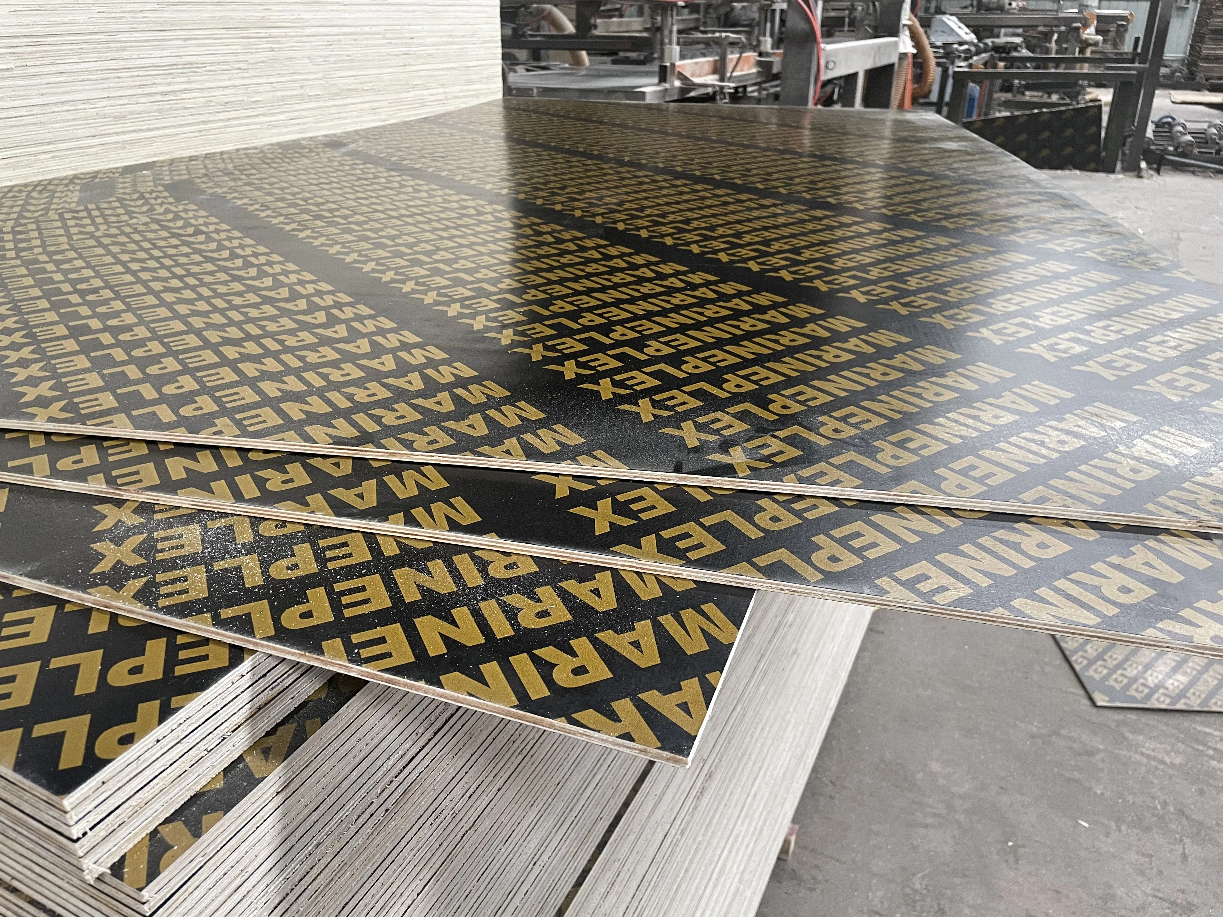 China Factory 8mm 12mm 15mm 18mm Film Faced Plywood Laminated Plywood Price Building PLYWOOD