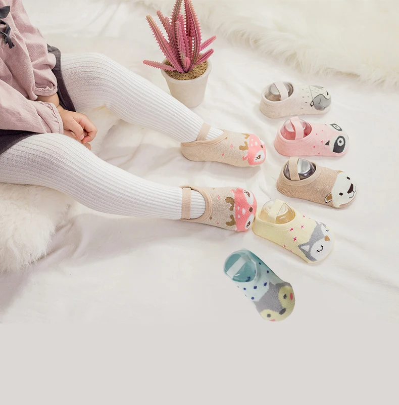 Baby Fashion Girls Boys Cute Shoe Foot Nylon Silk Tube Stockings World