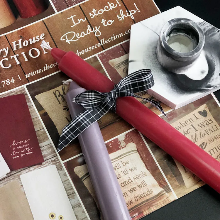 Candle Making Machine Paraffin Wax 10inch size Emergency stick candles for household dinner