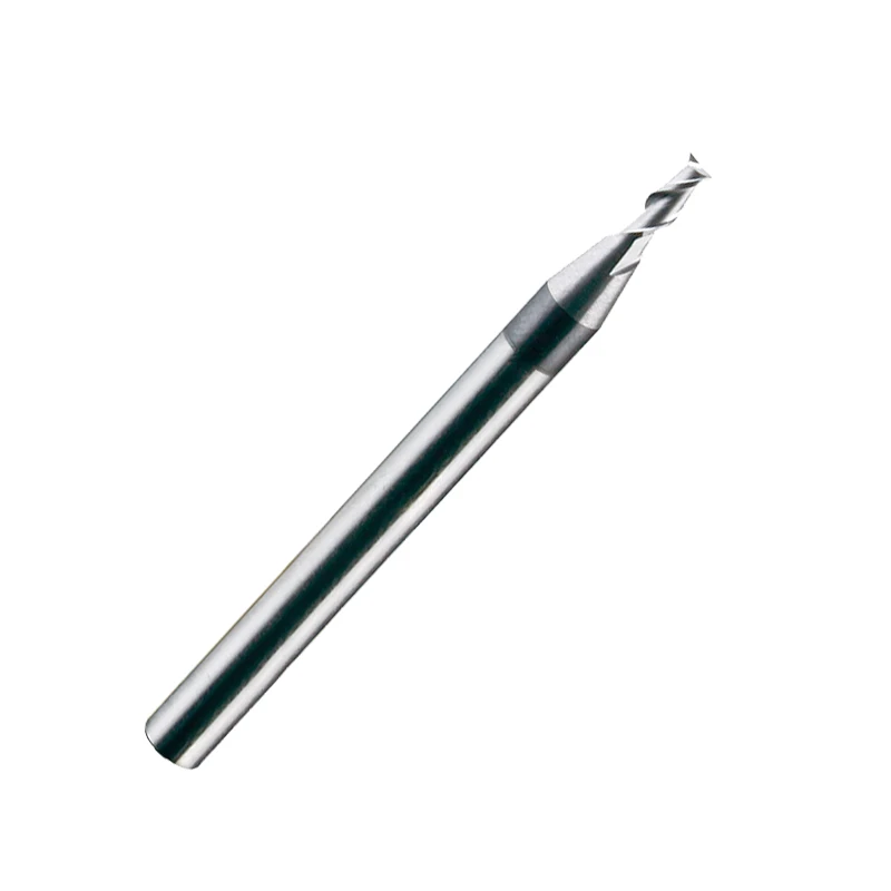 Wear Resistant Cnc Tools Hrc65 2-Flute Flat Milling Cutter For 304/303/316L Stainless Steel Cnc End Mill