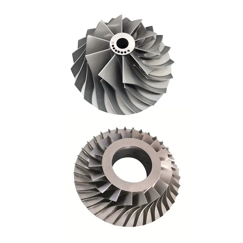 Настраиваемый Inconel625/600 Турбинный двигатель турбинное колесо прецизионное литье 5 осевых деталей с ЧПУ