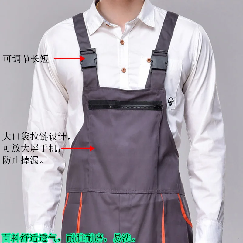 
Wholesale Custom Logo Print Workwear Uniform Sets Unisex Overalls 