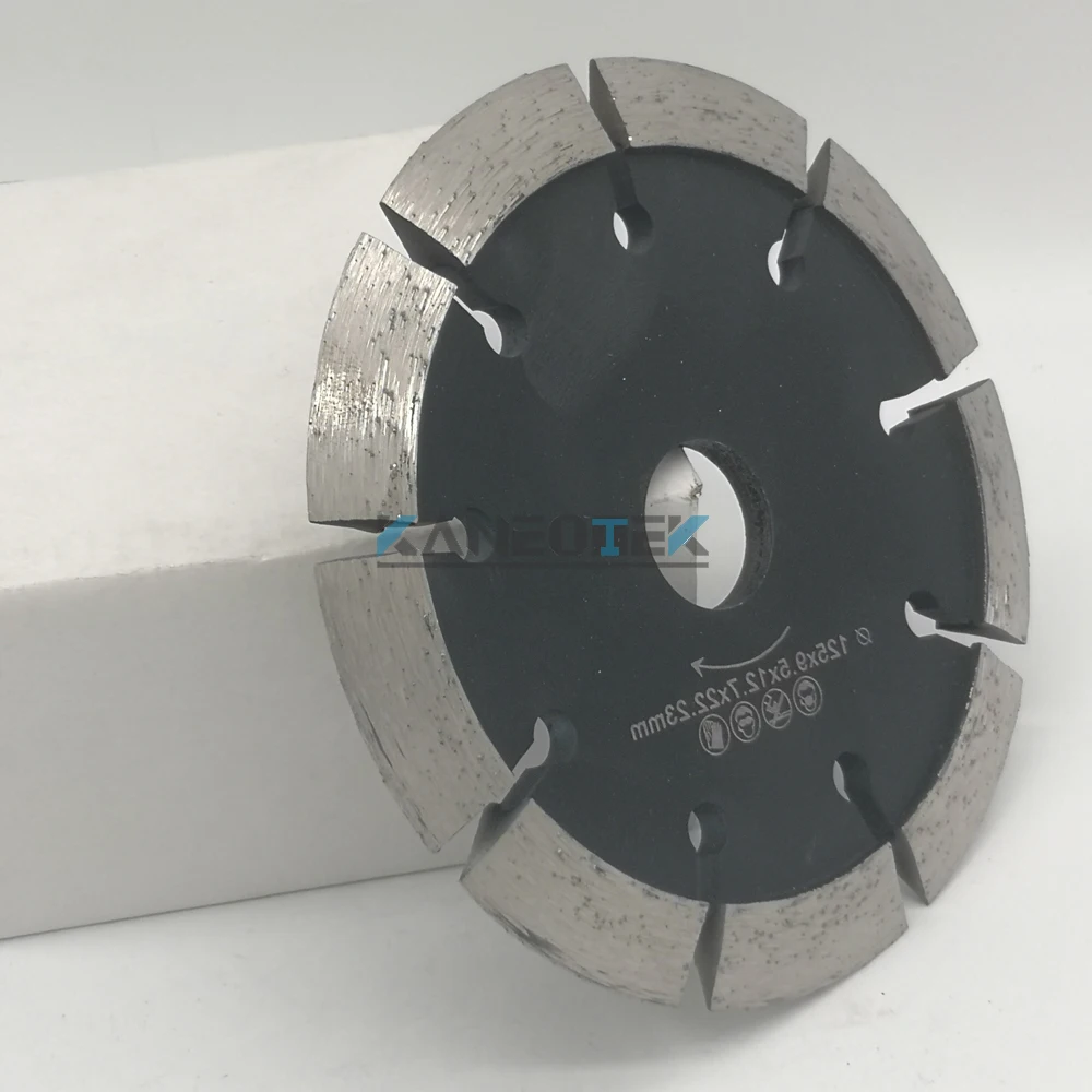 KANEOTEK 4.5/5 Inch 10mm Height V Groove Crack Chaser Diamond Circular Saw Blade For Stone Granite Marble Concrete Acrylic Wall