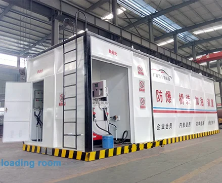 Factory-Priced Portable Mobile Filling Station Self-Bunded Storage Tank for Manufacturing Plants New Condition with Pump