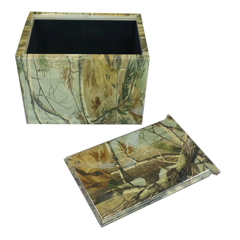 Factory custom  water transfer printing wood cremation urns