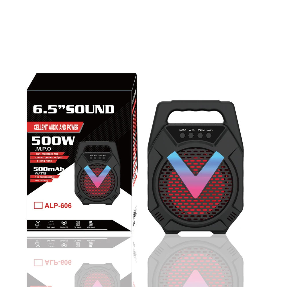 professional audio jb boombox 6.5 Inch  portable active speaker karaoke case plastic outdoor  mini speaker