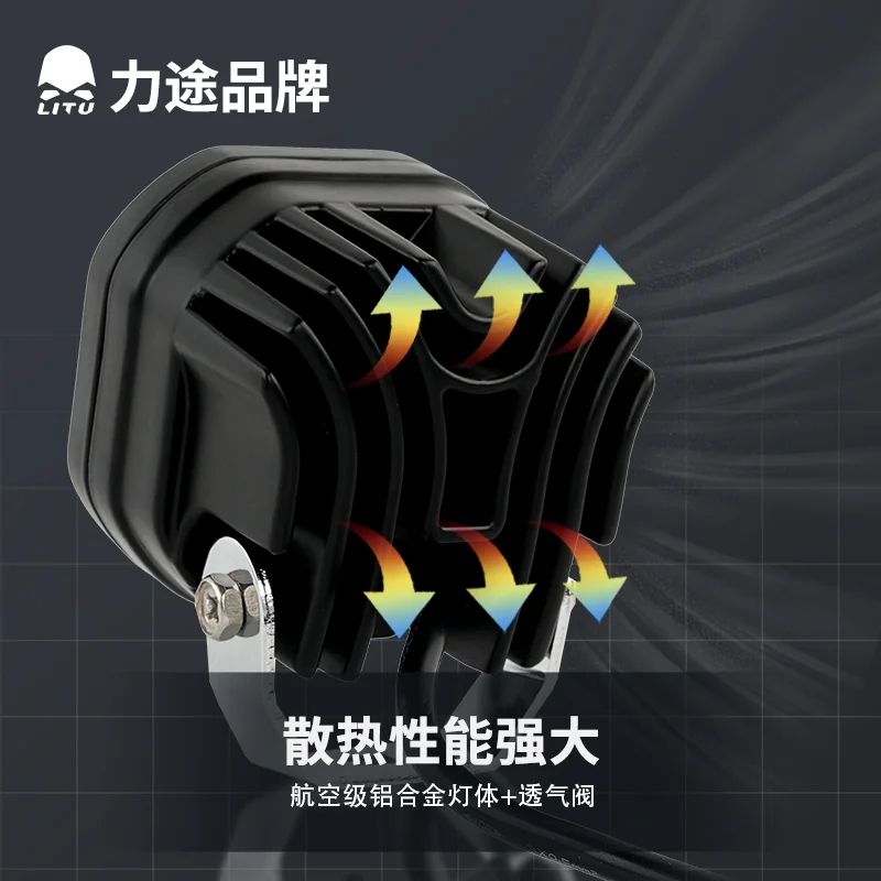 Wholesale 40W LED Fog Driving Light 3inch Yellow White Car LED Work Lamp Offroad Truck ATV UTV SUV Mini LED Spotlights