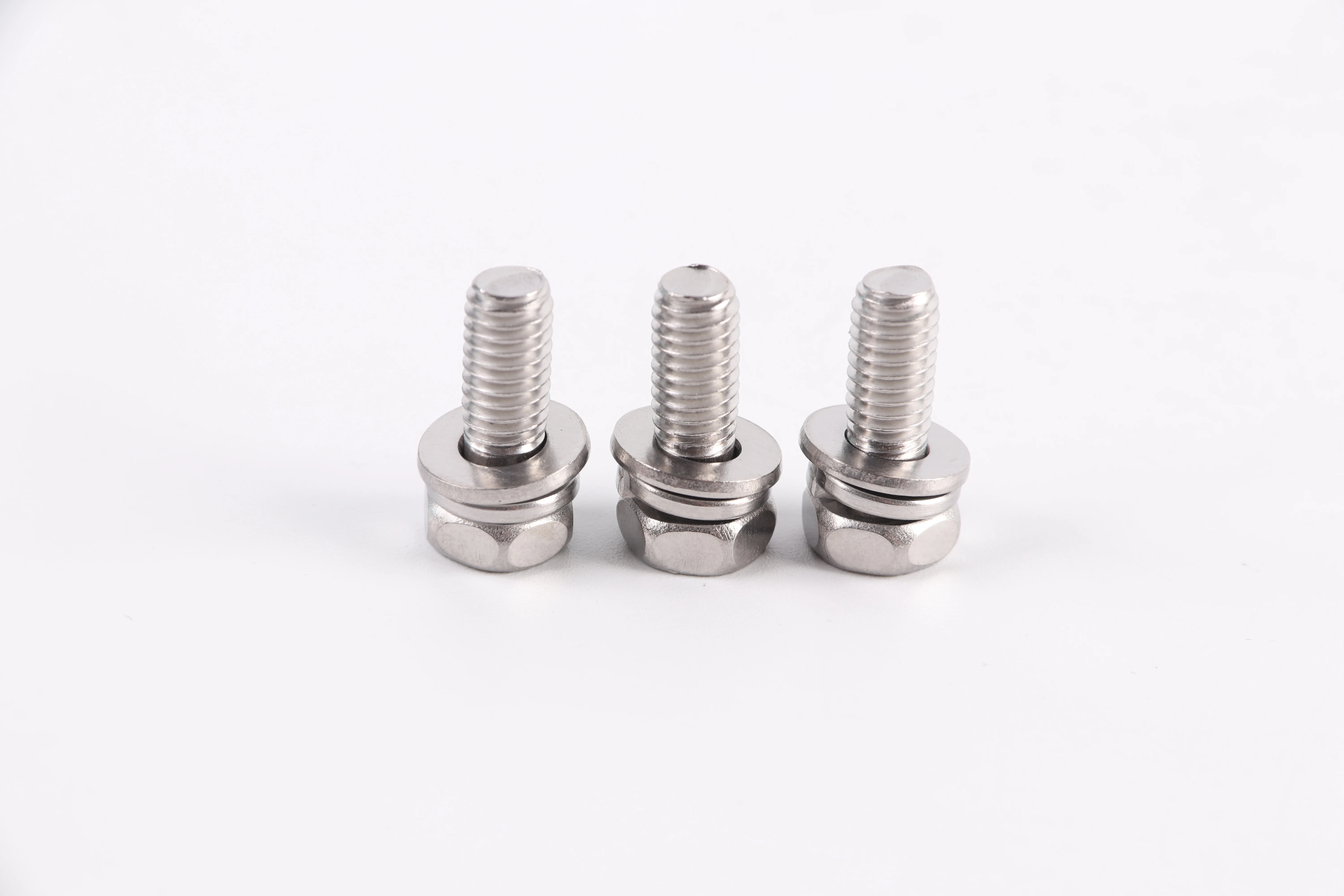 6mm 8mm 12mm 14mm 15mm Stainless Steel Hexagonal Bolts With Gaskets Zinc Plain Outer Hexagonal Bolt