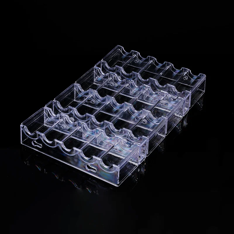 Dericsson Poker chip case poker holder transparent acrylic chip storage box 100 pieces/box poker case