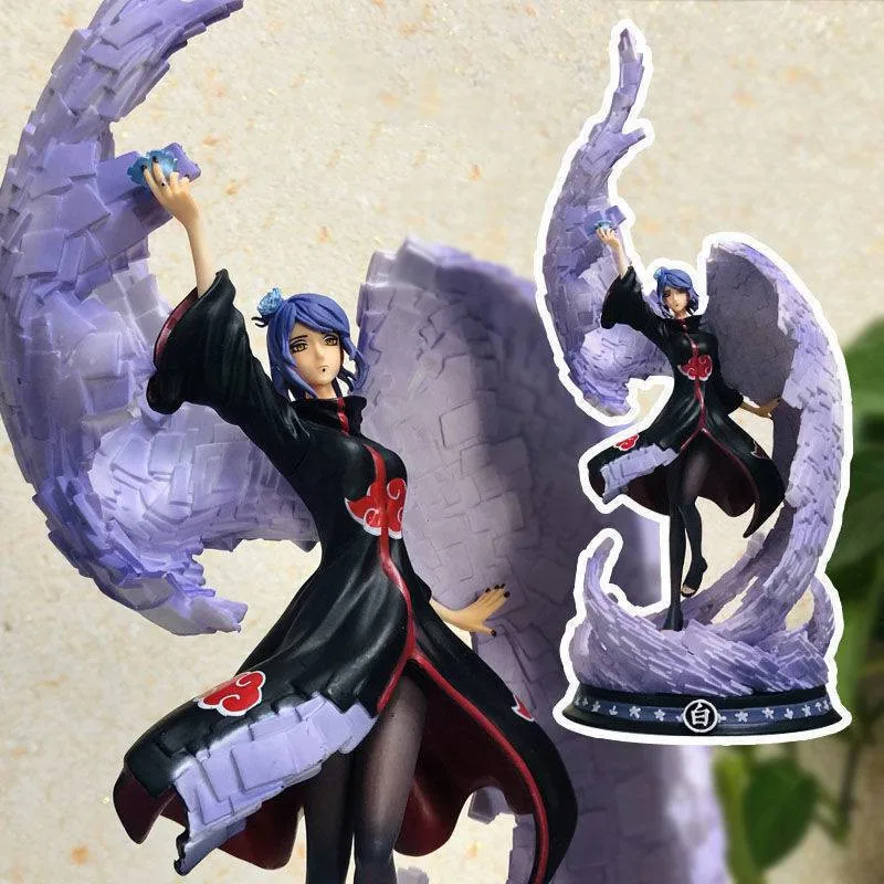 Hot selling Anime Shippuden Akazuki Konan Action Figure 36cm PVC Model Toys Character Figurines