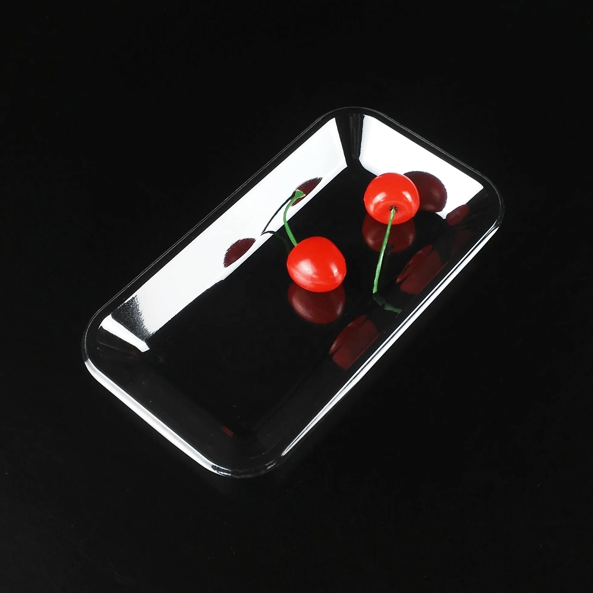 
Custom Size PET Tray Plastic Clear Dessert Plate 