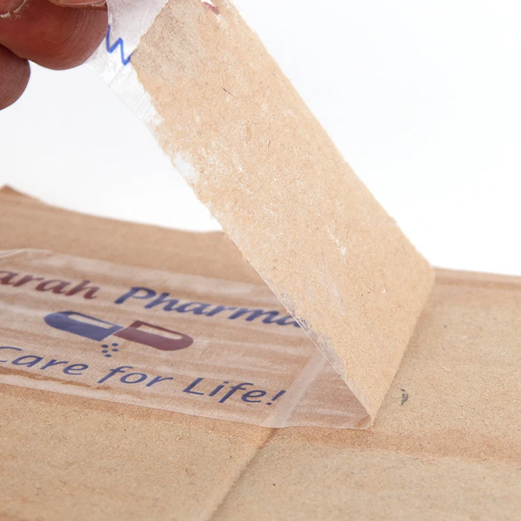 Recyclable print logo bopp adhesive tape jumbo roll packing tapes  for seal cartons