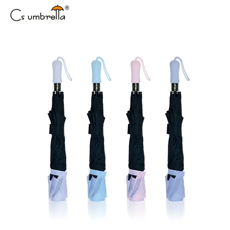 YS-2011 Manufacturer Supply 2 Folding Umbrella Double Layer Portable Windproof Custom Big Size Auto Open Golf 2 Folding Umbrella