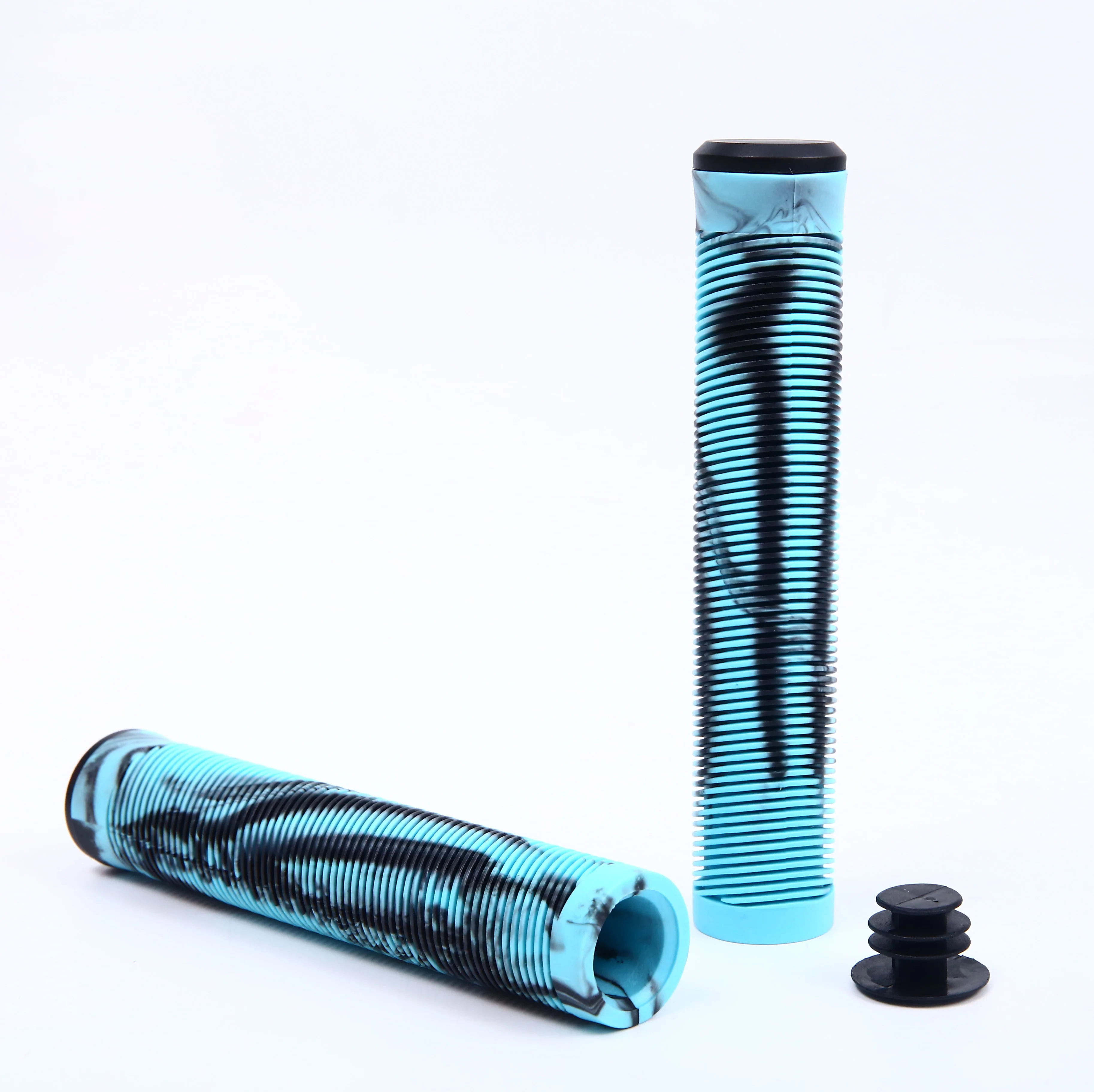 2 color mixed durable MOUNTAIN BIKE grips anti-slip and comfortable MTB  grips