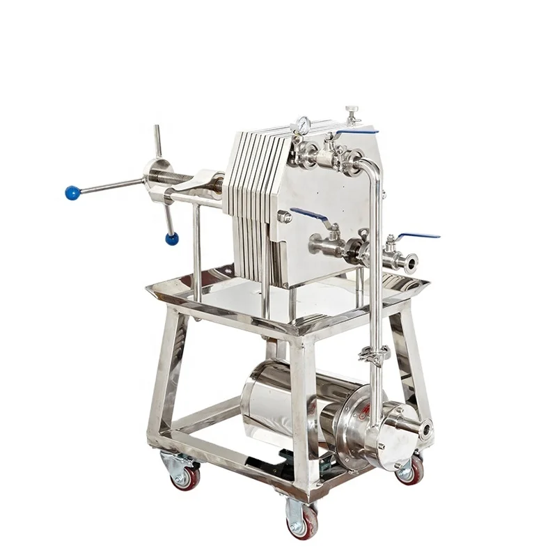 0.1-10 um Stainless Steel Plate Frame Multi-layer Filter for Sugar