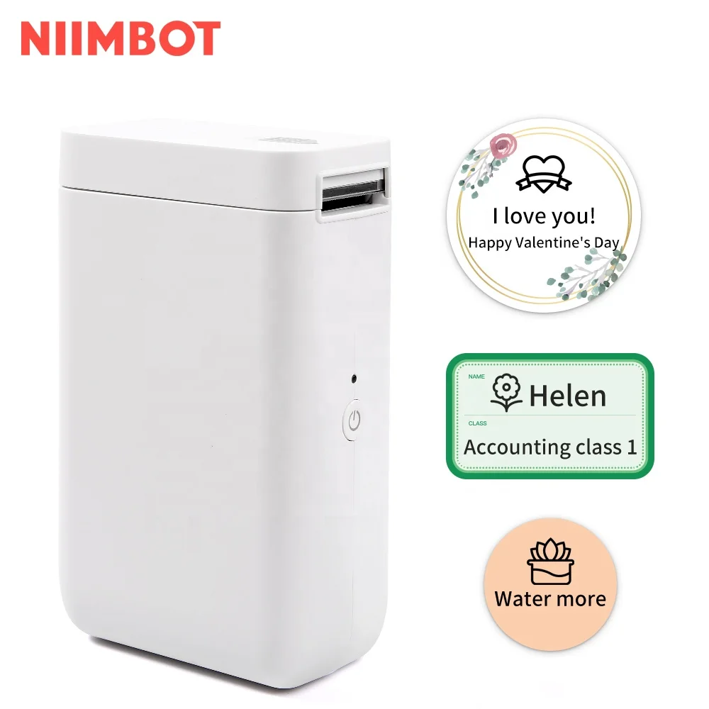 2023 NIIMBOT 1 inch mini thermal label marker 27mm handy smart IOS Android label printer portable
