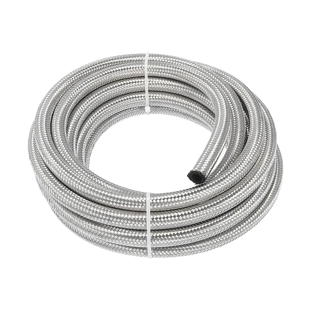 Stainless Steel Flexible Braided Metal nylon ptfe Hose For Auto Parts Hydraulic Pipe