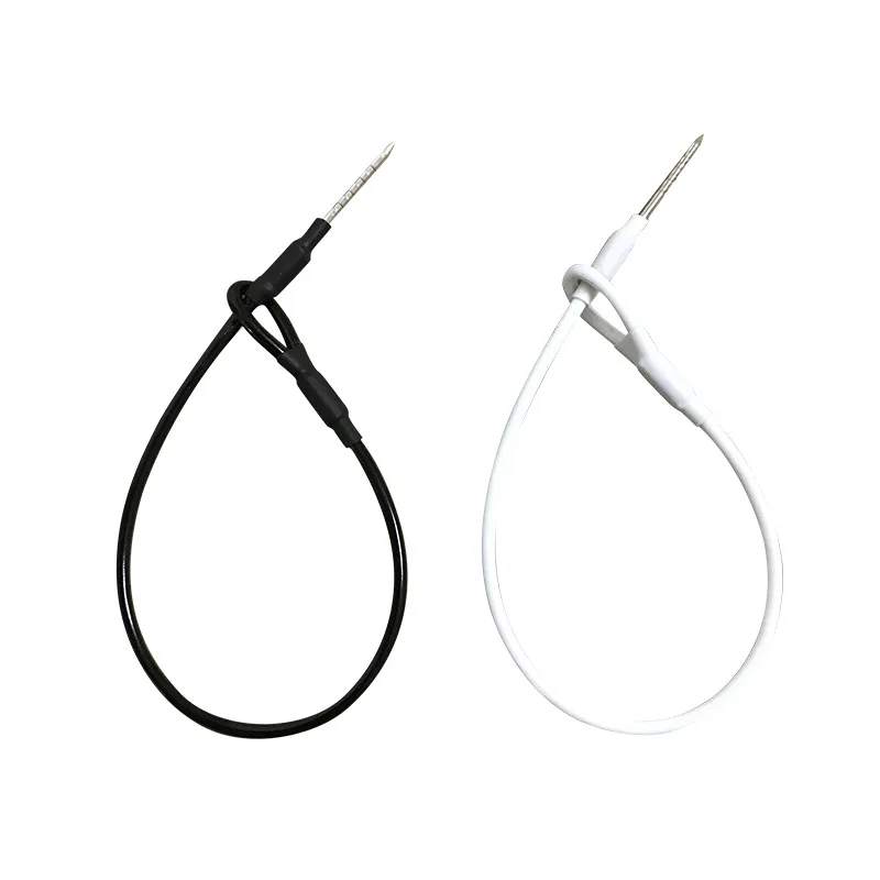 Custom Clothing Plastic Sealed Luggage Protection Rope Label Clothes Buckle Strap Supermarket Anti-theft Rope