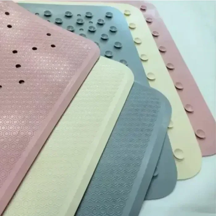 Trusted Manufacturer Bath Mat Soft Rubber Waterproof Anti Slip Eco Friendly Safe for Home Hotel