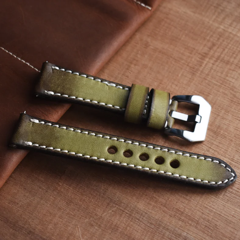 2019 Factory direct sale of new hand-dyed vintage leather watchband