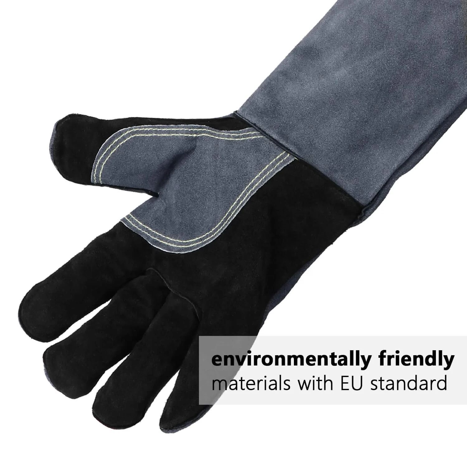 
500 Degrees long split leather welder work welding gloves 