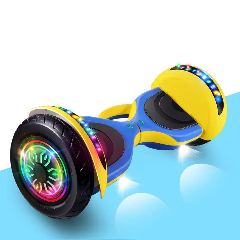 10-Inch Dual Wheel Self-Balancing Electric Smart Scooter with LED Technology & Popular Music Car Feature 350W Power