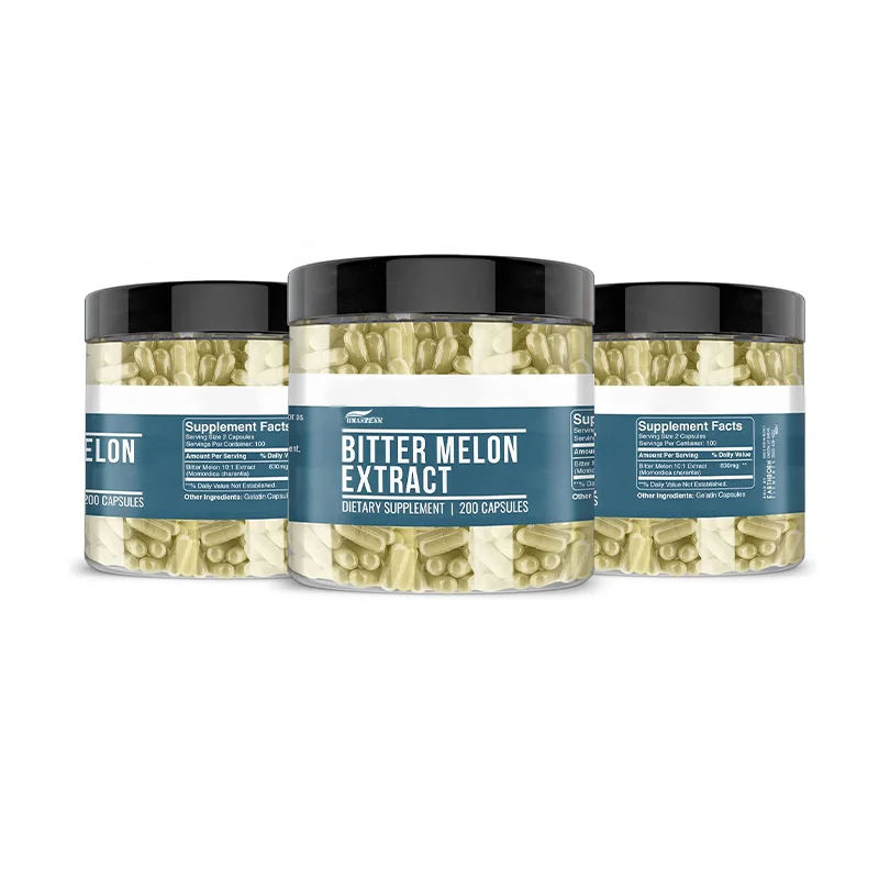 Private Label Pure Vitamins Antioxidant Organic Bitter Melon Capsules