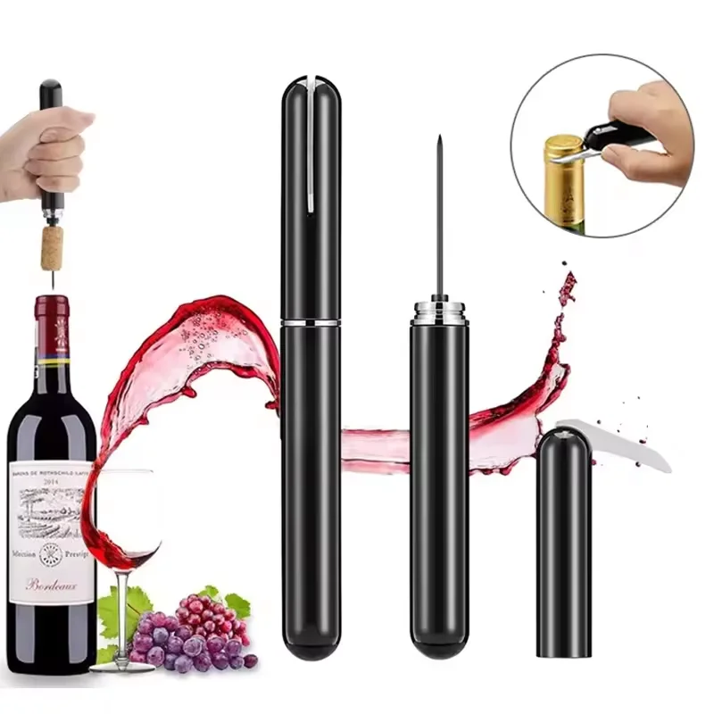 New Design Bottle Opener Classical Color Pen Opener Portable Strength Saving Bar Weeding Use Wine Bottle Opener