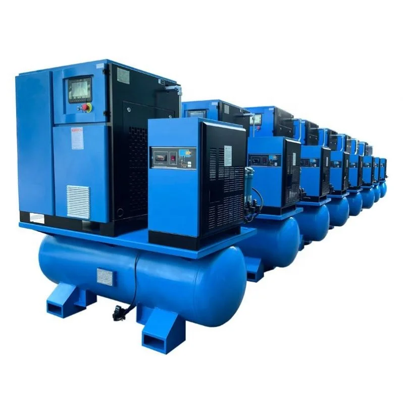 2022 New Arrival Factory Manufacturer Integrated Fixed Speed Screw Air Compressor