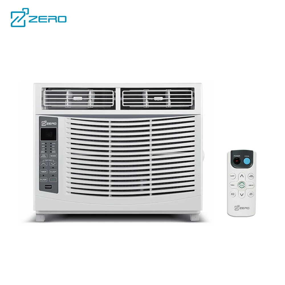 ZERO Brand R32 5000 6000 8000 12000 18000 24000BTU 110V/ 220V 50/60Hz Remote/ Mechanical White WIFI Window Air Conditioner