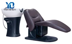 Ceramic basin and good ABS material shampoo chair hair salon