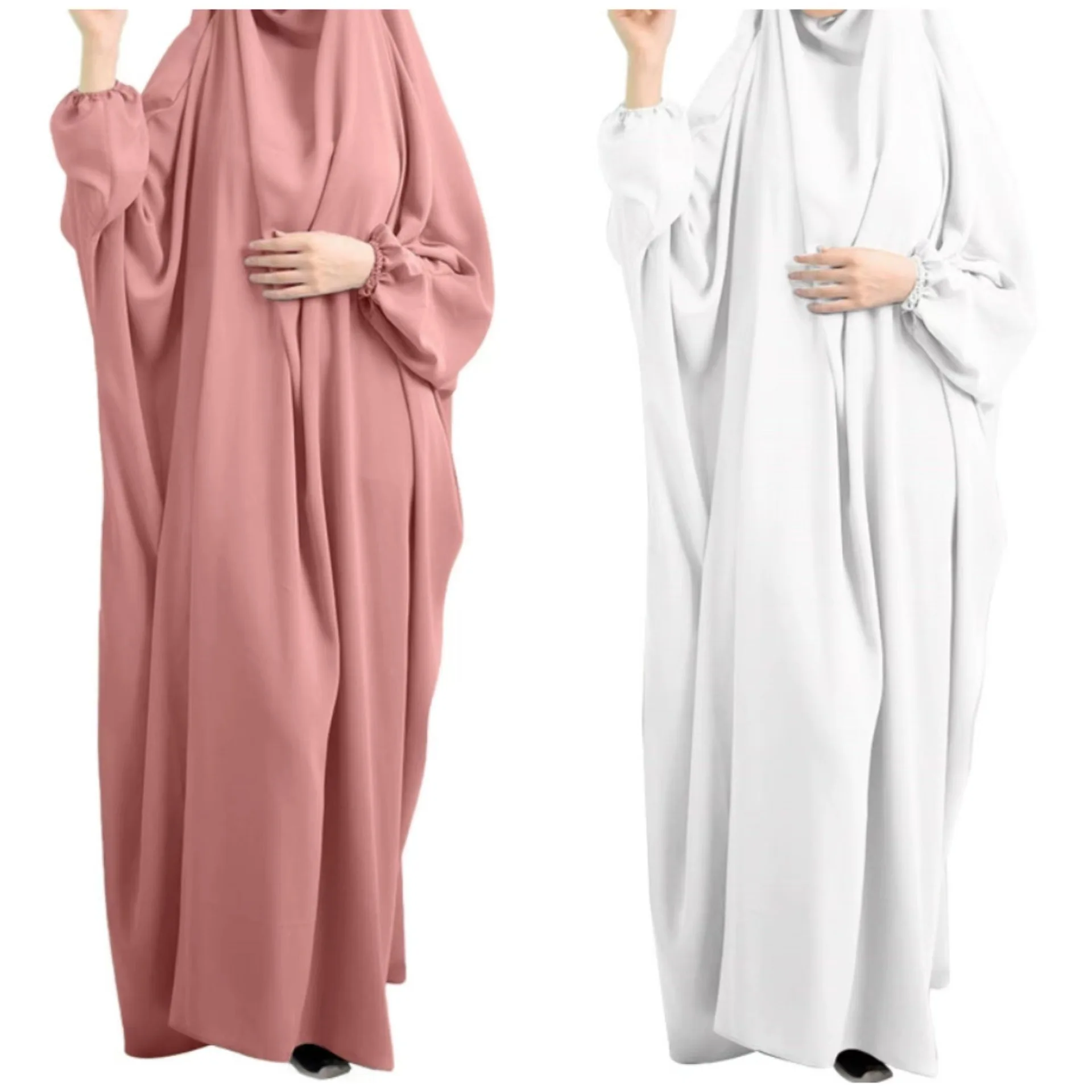 Women Traditional Muslim Islamic Clothing 2023 Long Full Cover Eid Prayer Lady Muslim Hijab Dress Abaya Women Muslim Dress Turke