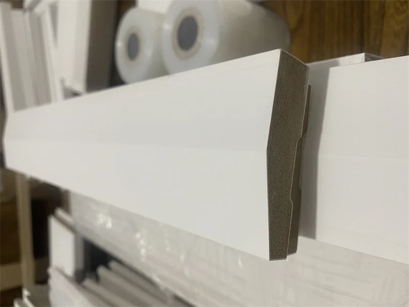 JLD грунтованный белый MDF Ogee потолочная доска и плинтус (L) 2 4 м (W)169 мм (T)18 упаковка из фарфора