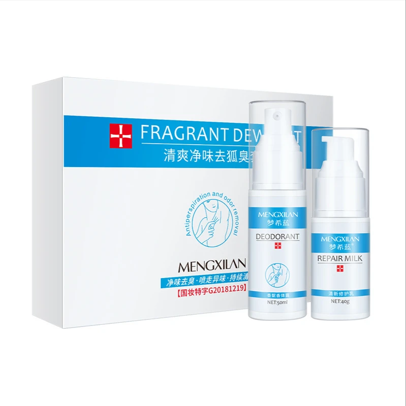 
R-efreshing Clean taste Antiperspirant Deodorant Spray set Remove body odor men and women Factory direct sales oem 