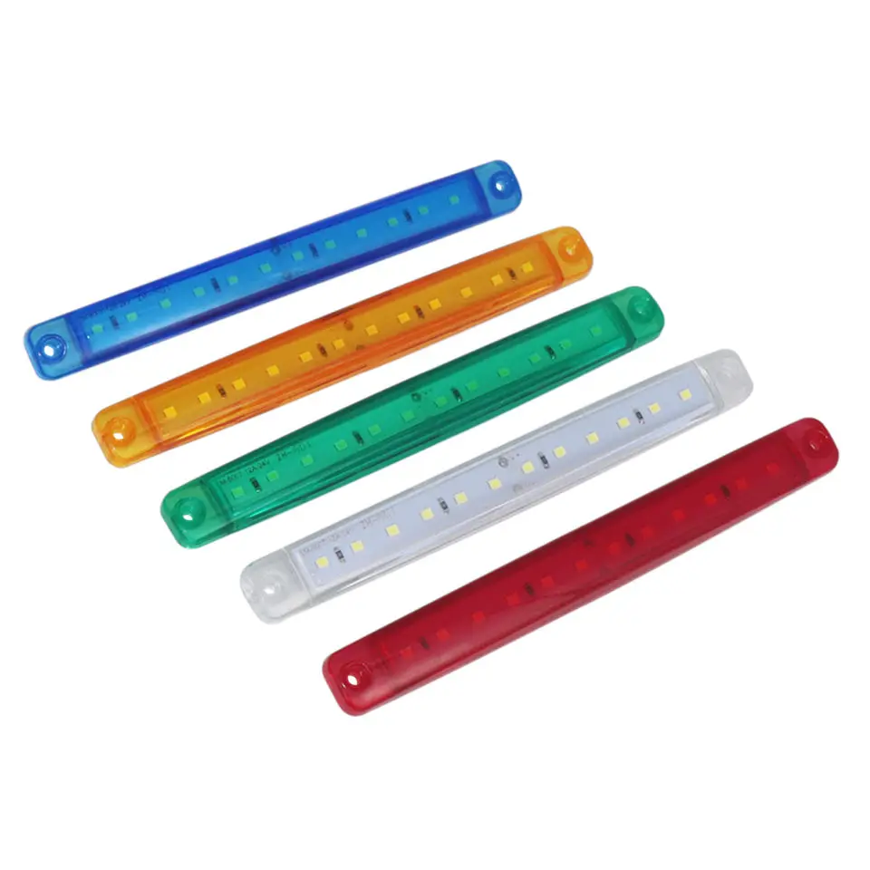 China Factory low price 12 LED Flash Truck Trailer Bus Side Marker Lights Clearance Indicator Lamp Signal Warning Lights
