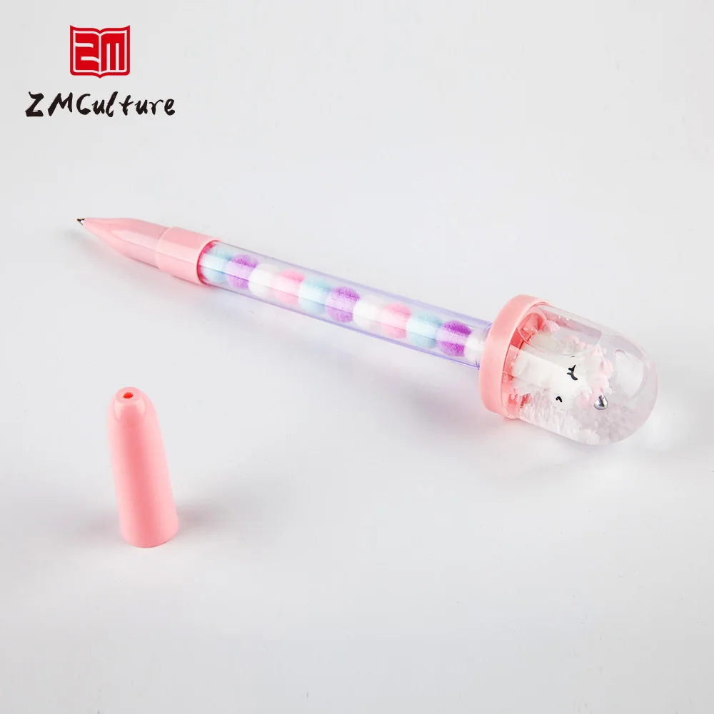2022 New Arrival  Novelty Customized Fairy Magic cartoon Ballpoint Pen Cute Unicorn Pen For Gift