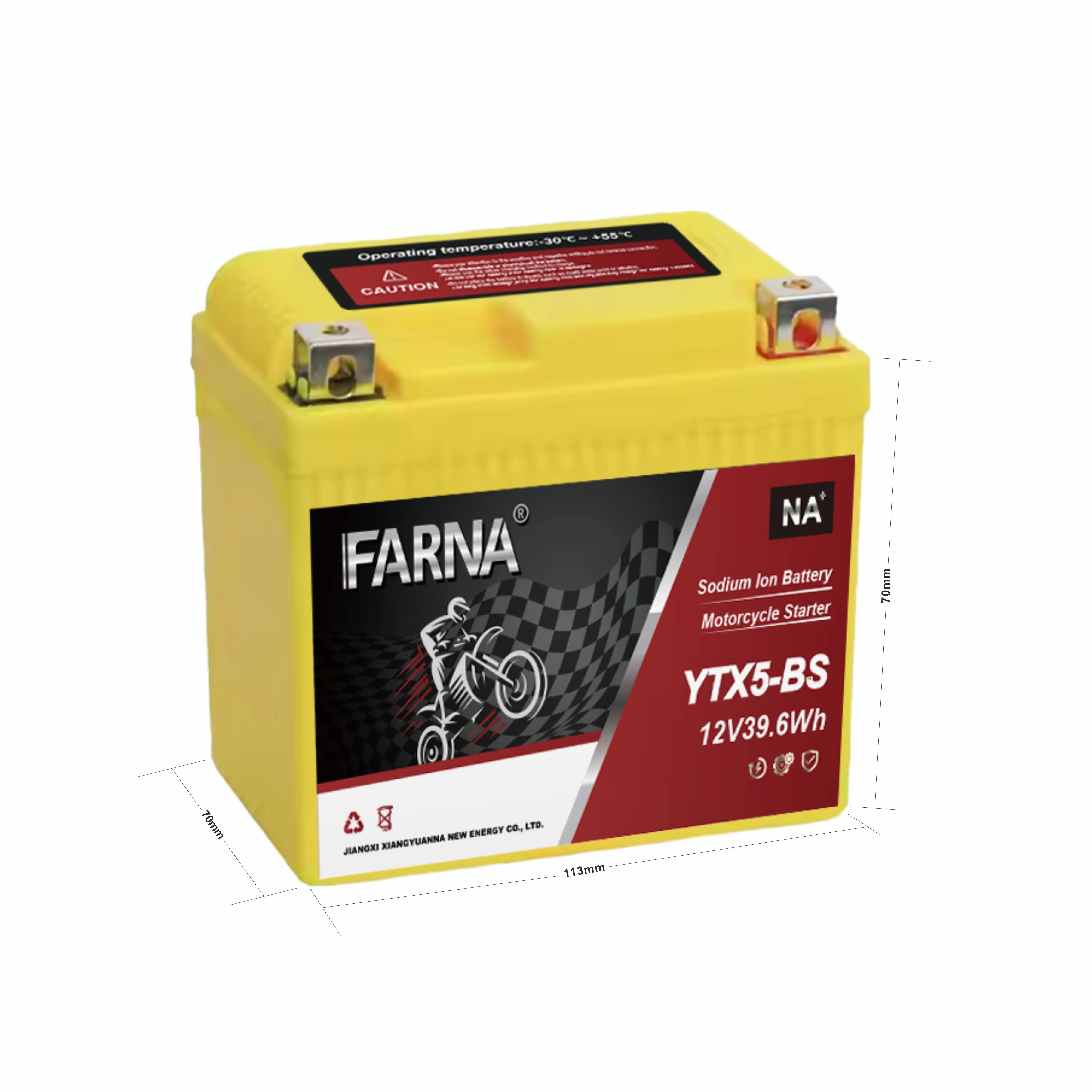 Household 12V 4Ah Sodium Ion Battery YTX5-BS 3ah 4ah 5ah starting motorcycle battery replace 12v 5ah mf battery