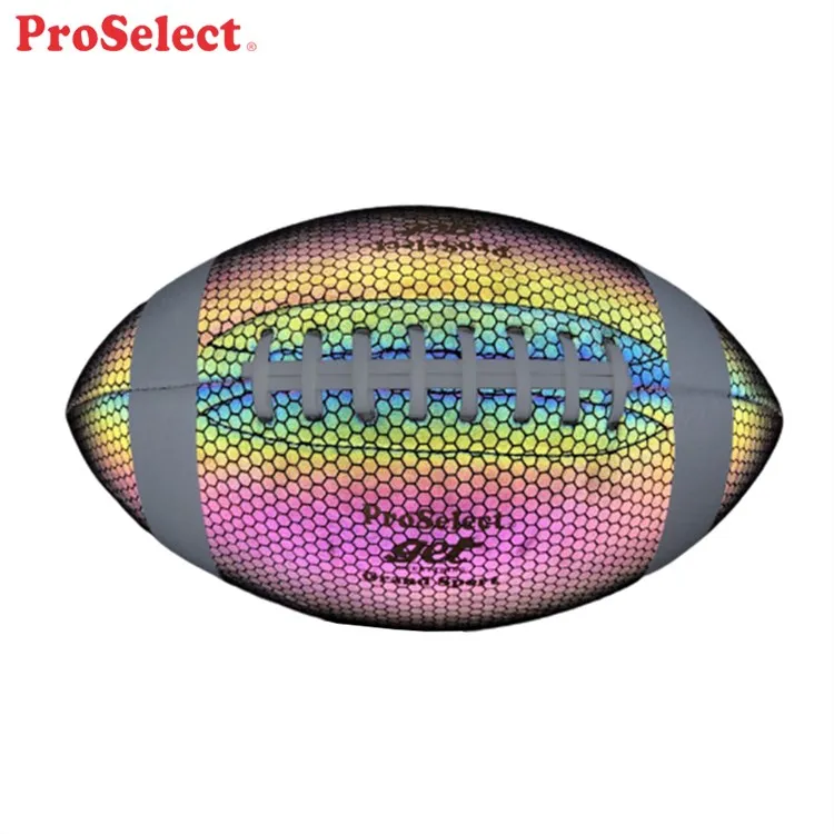 Стандартный Размер 9 Светоотражающая кожа американский футбол
