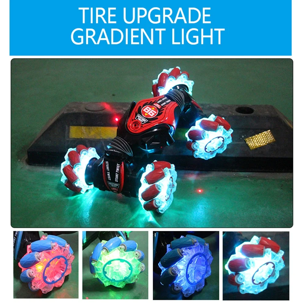High Speed 360 Degree Rotation Drift stunt double side Watch radio control hand gesture control twisted car