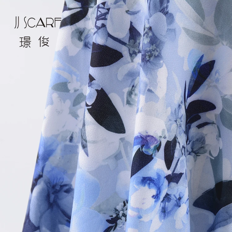 United Arab Emirates Wholesale Polyester Spring Women Floral Printed Hijab