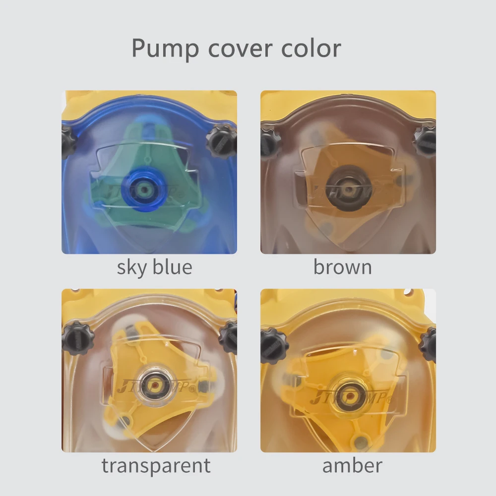 JIHPUMP 24V Peristaltic Pump 3L with 9.7mm Food Grade Tubing for Sause Liquid Syrup, Ketchup