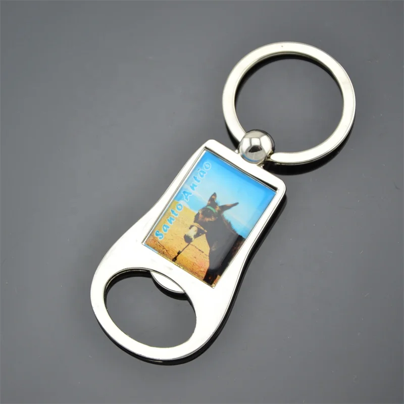 high quality multional mobile phone holder bottle opener keychain with epoxy logo