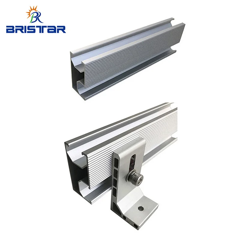 Bristar Aluminium Profile Bracket Clamp Solar Din Mount for Goods Panels Mount Enclosure Rail