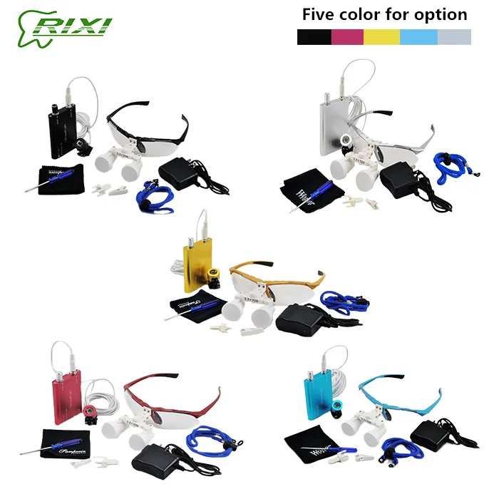 chinese factory rixi dental loupes magnifying glass medical loupe