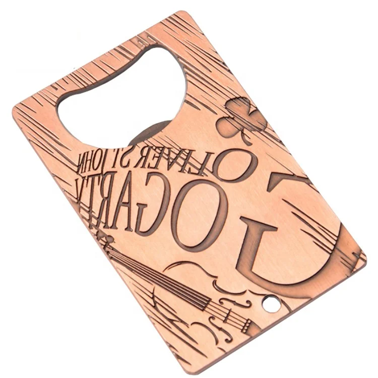 Custom Logo Car Bottle Opener Business Bottle Opener Credit Card Metal