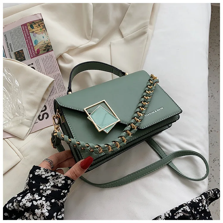 2023 fashion square bags women handbags PU leather large capacity ladies shoulder bag high quality ladies messenger bags