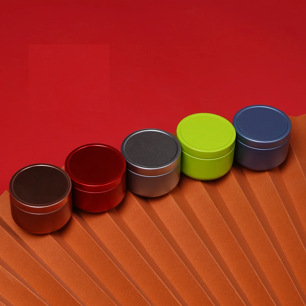 New Mini Small Tea Box Travel Portable Gift Box Packaging Metal Tin Box.