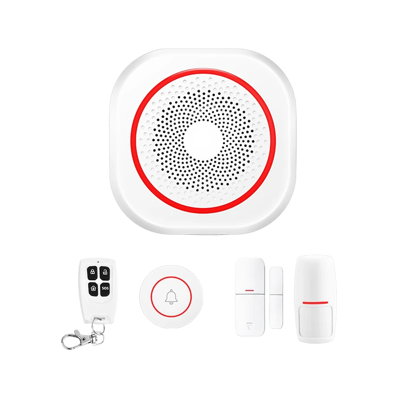 Simple safe home wireless alarm system WIFI Smart GSM house burglar alarm
