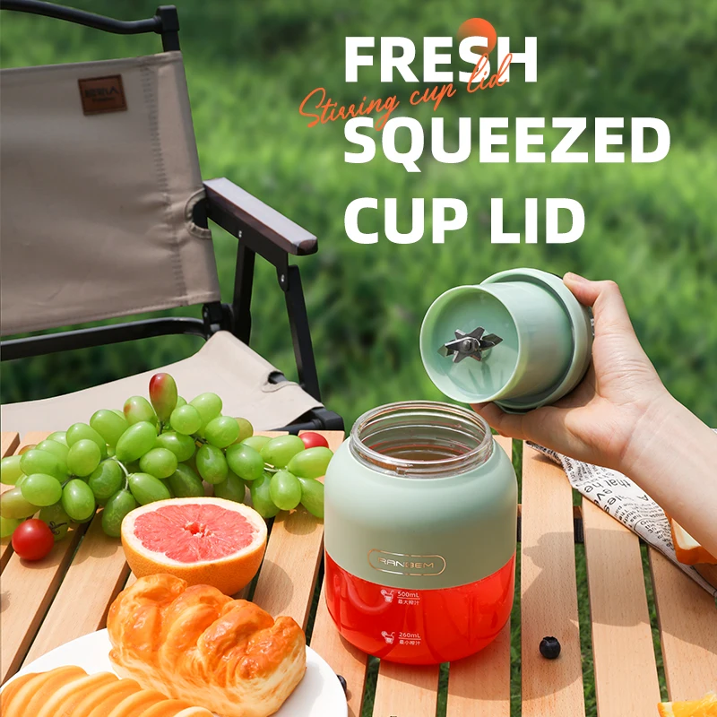 fruit juicer mixer cup personal kitchen appliances usb smoothie electric new design rechargeable 6 blades portable blender